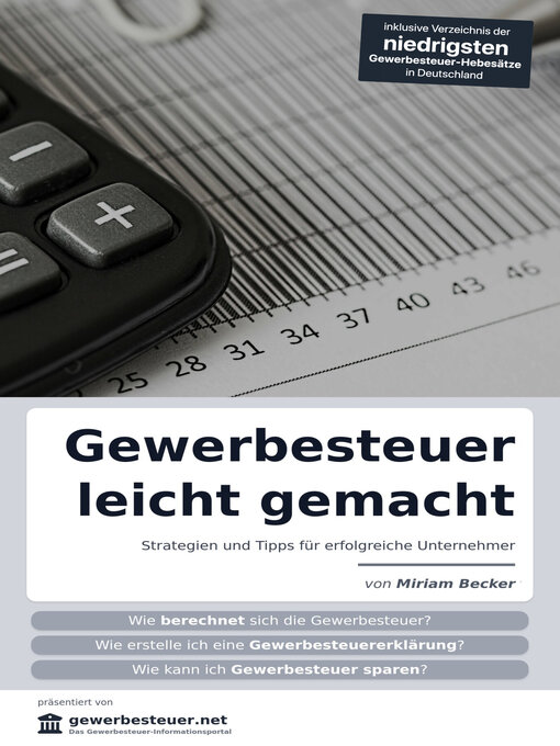 Title details for Gewerbesteuer leicht gemacht by Miriam Becker - Available